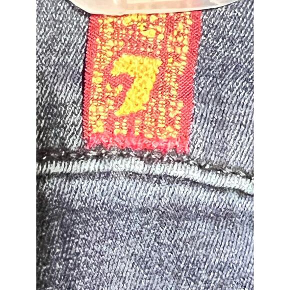 7 For All Mankind High Wast Straight Leg‎ Size 26 Blie Jeans.  Great Condition - Picture 5 of 8